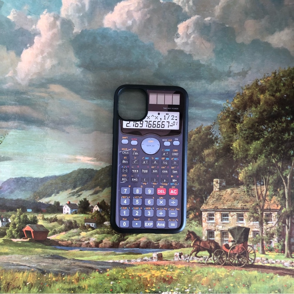 iPhone 11 Casio calculator phone case